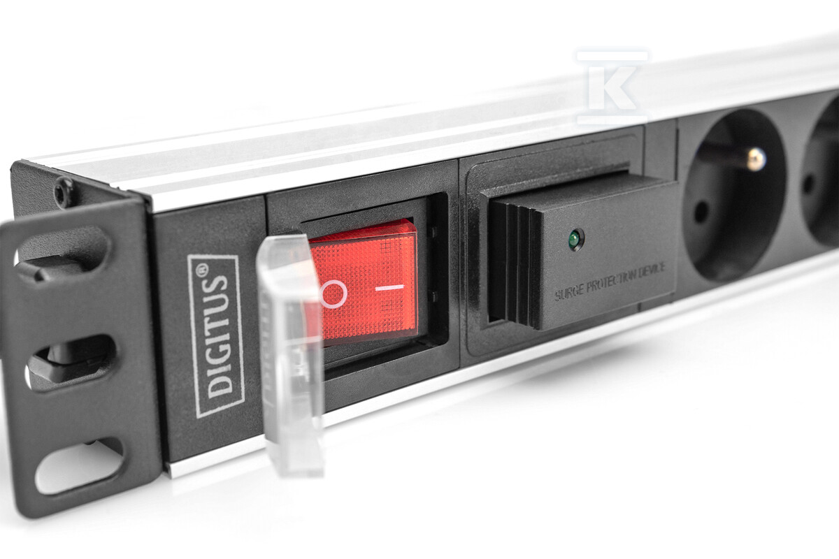 1U Aluminum PDU, rackmountable, 7x CEE - DN-95407-FR