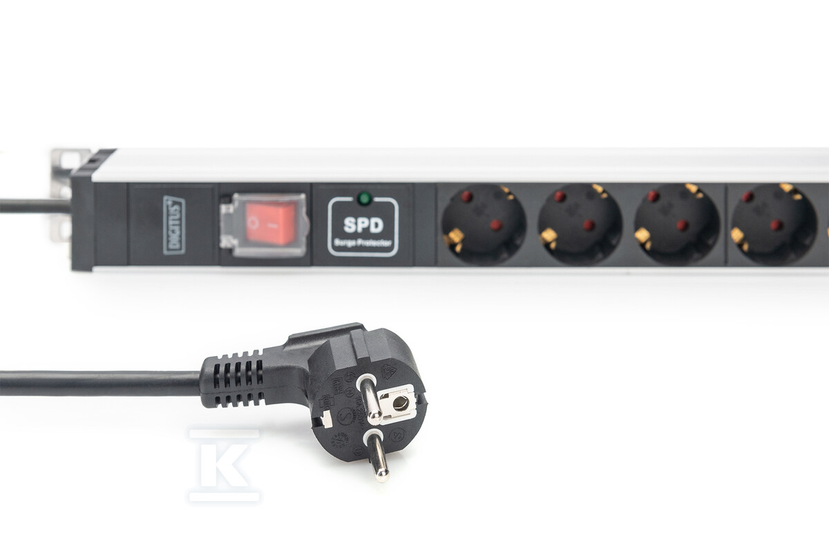 Listwa zasilająca PDU 0U, 12x - DN-95435