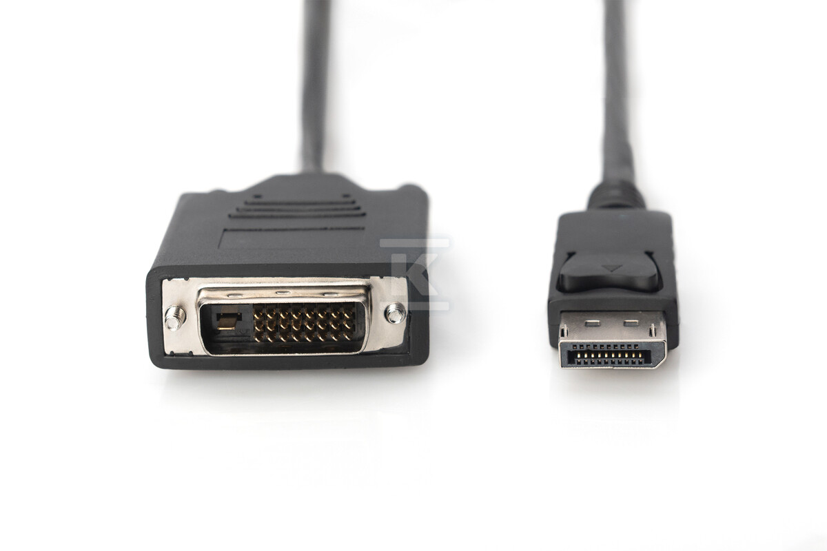 Kabel DP/DVI-D (24+1) M/M z zatrzaskiem - AK-340301-030-S