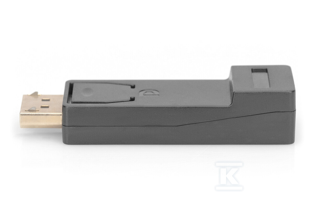 Adapter DP/HDMI A M/Ż czarny - AK-340602-000-S