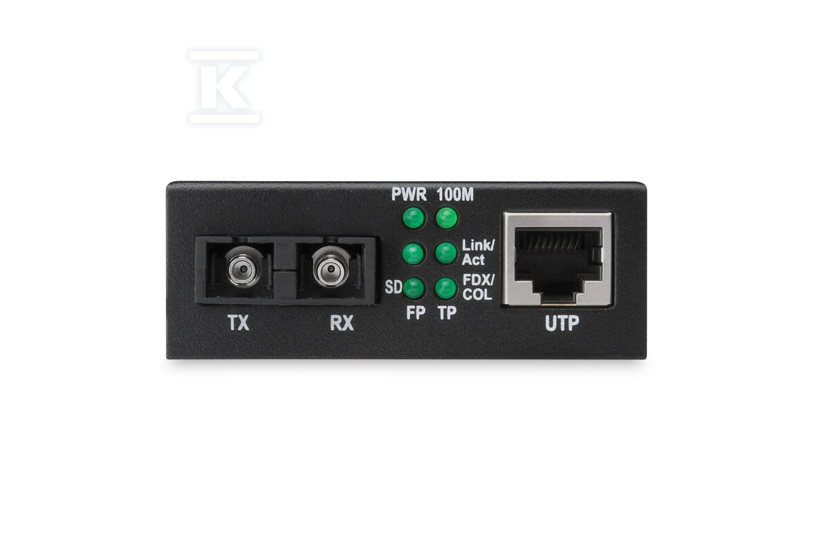 Media konwerter RJ45 10/100Base-TX na - DN-82020-1