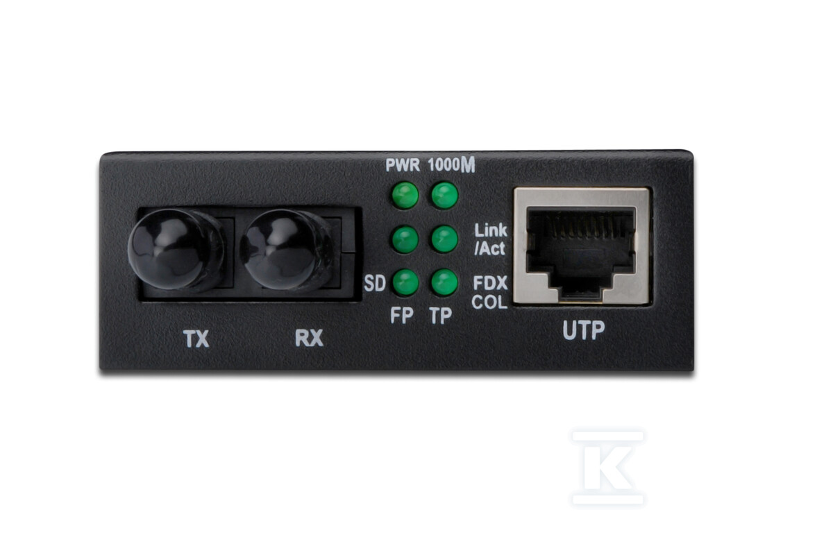 Media konwerter RJ45 10/100/1000Base-TX - DN-82110-1