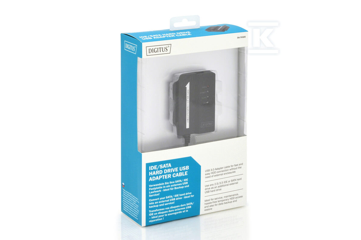 Konwerter IDE, SATA na USB 3.0 z - DA-70325