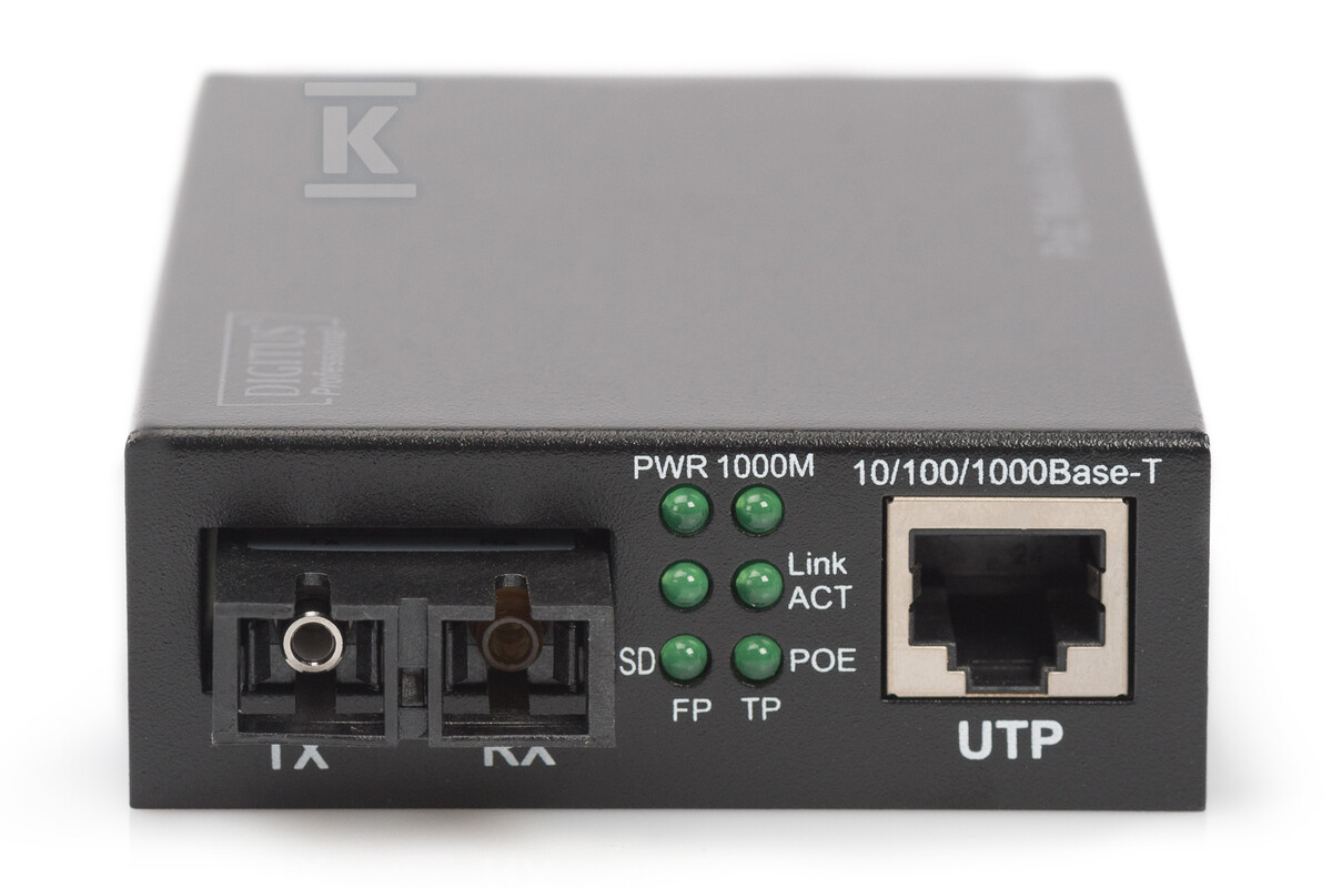 Media konwerter RJ45 10/100/1000Base-T - DN-82160