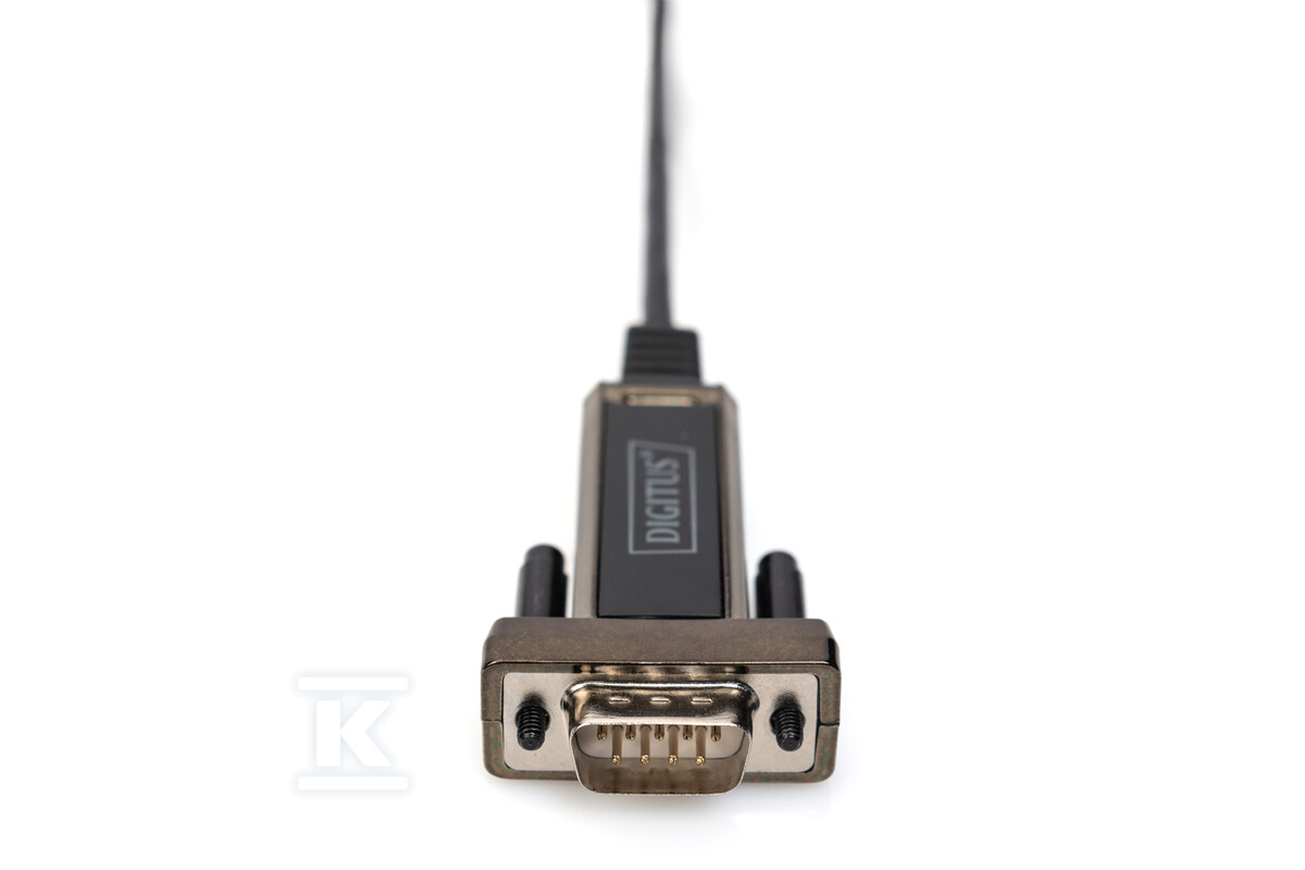 Kabel adapter USB-C 2.0 męski do RS232 - DA-70166