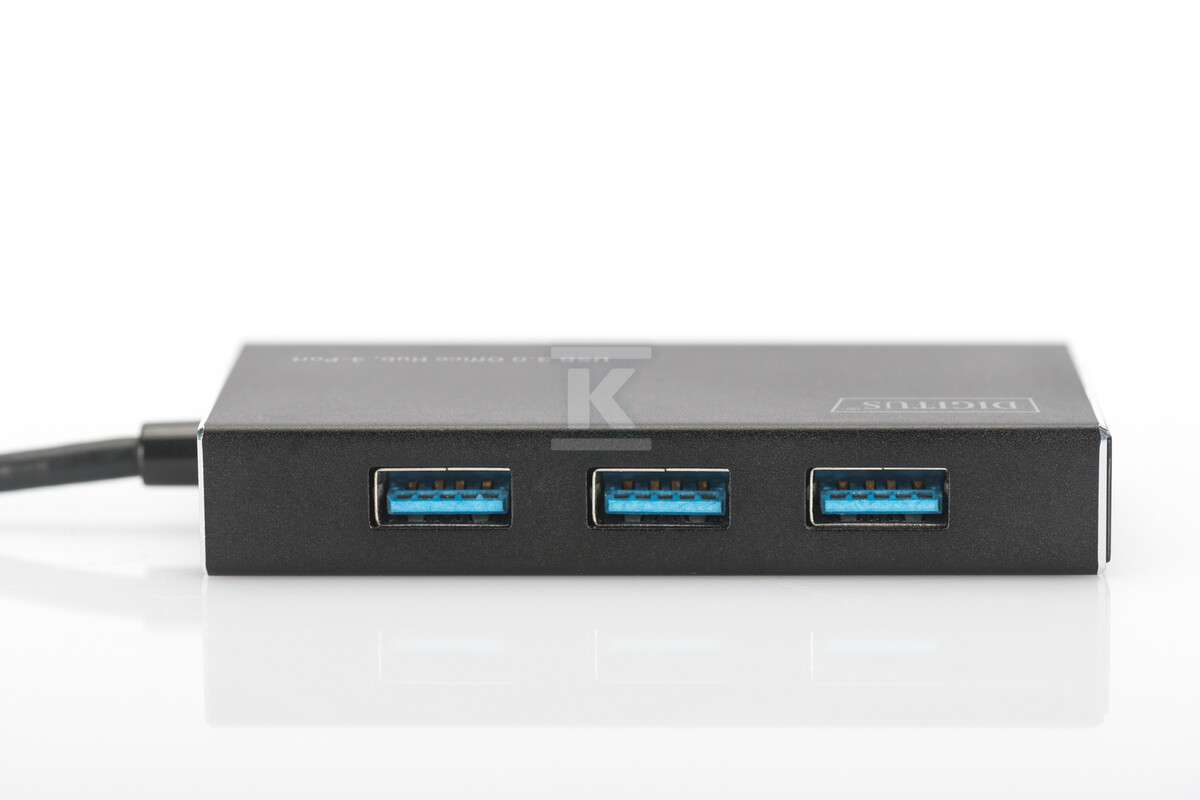 HUB 4-portowy USB 3.0 SuperSpeed, - DA-70240-1