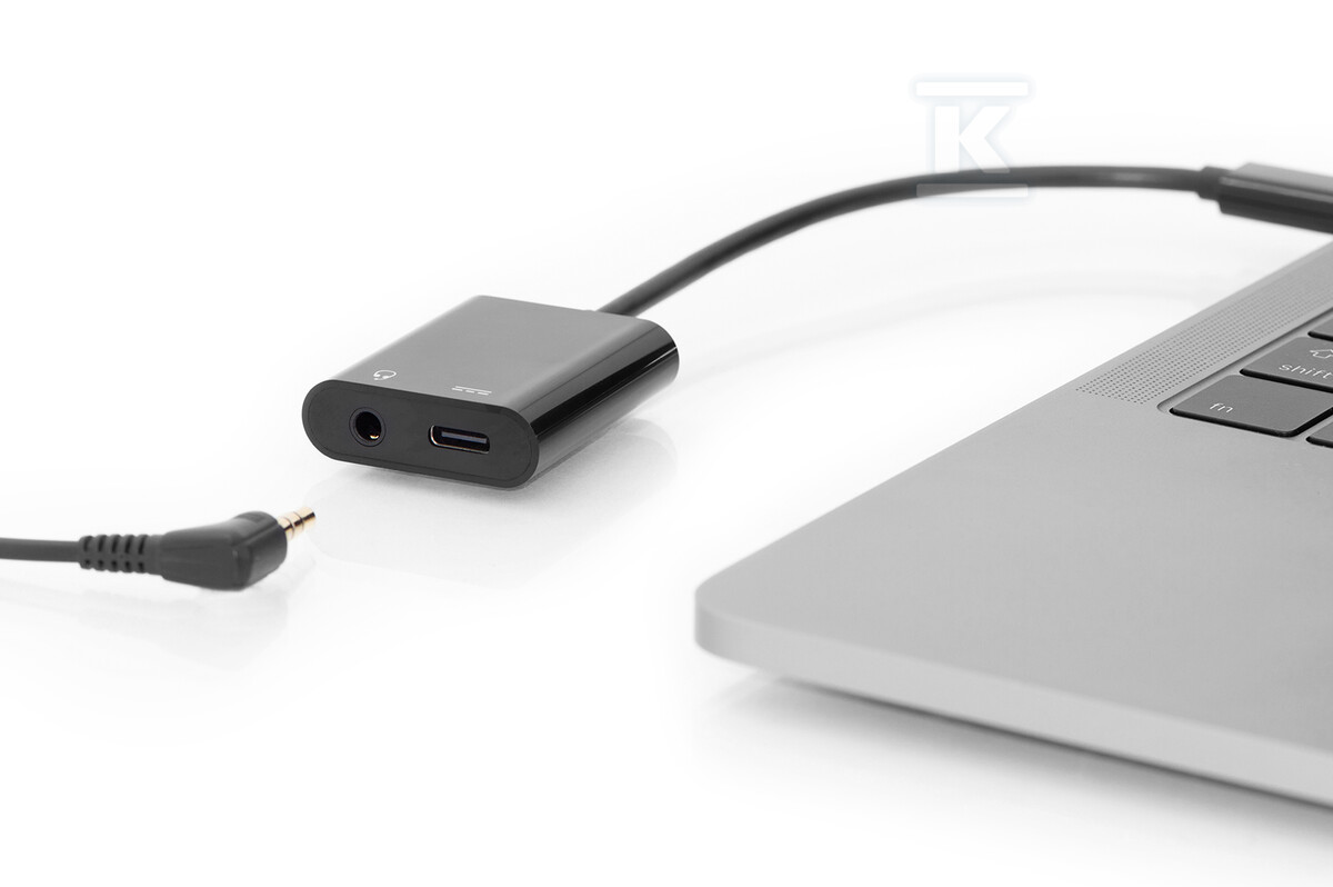 Kabel USB Typ C MiniJack 3.5mm + USB C - AK-300400-002-S