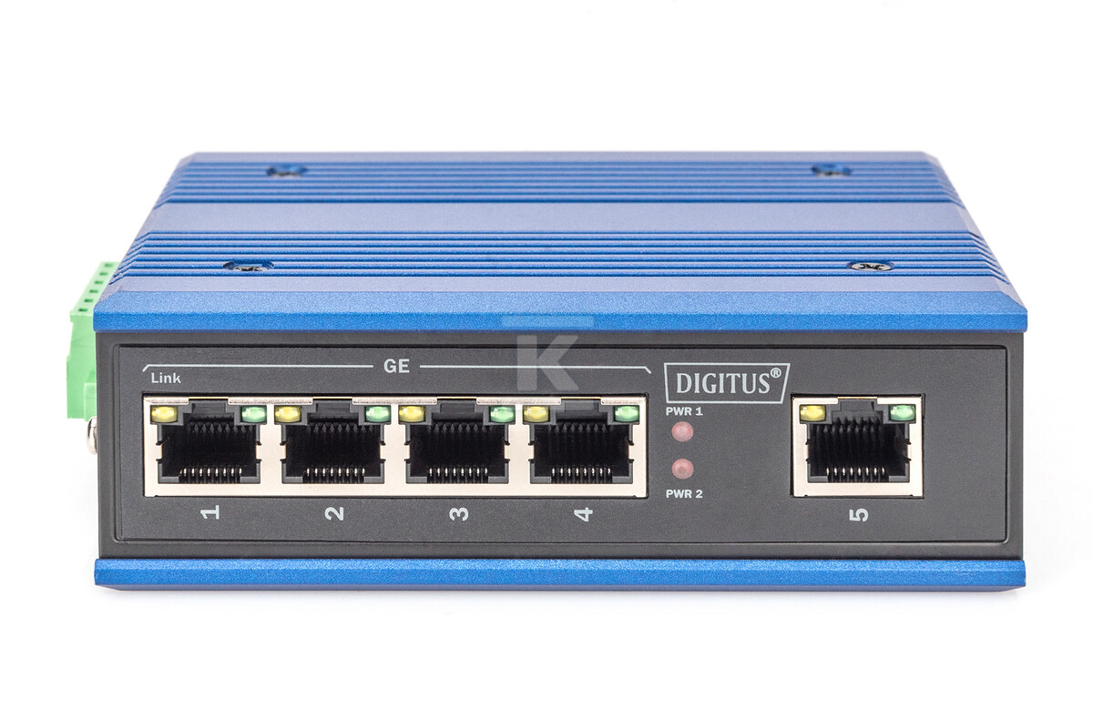 Przemysłowy switch 4x 1000Base-TX + 1x - DN-651118