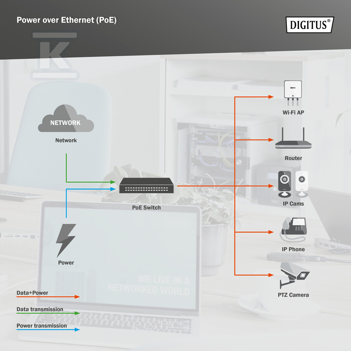L2 managed Gigabit Ethernet PoE - DN-95331