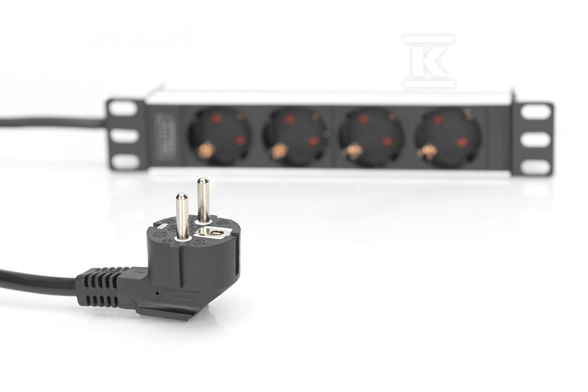 Listwa zasilająca PDU 10" Rack 4x - DN-95418