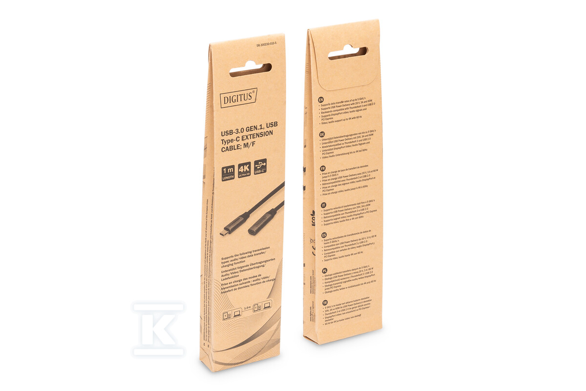 Kabel przedłużający USB 3.0 PREMIUM - DB-300230-010-S