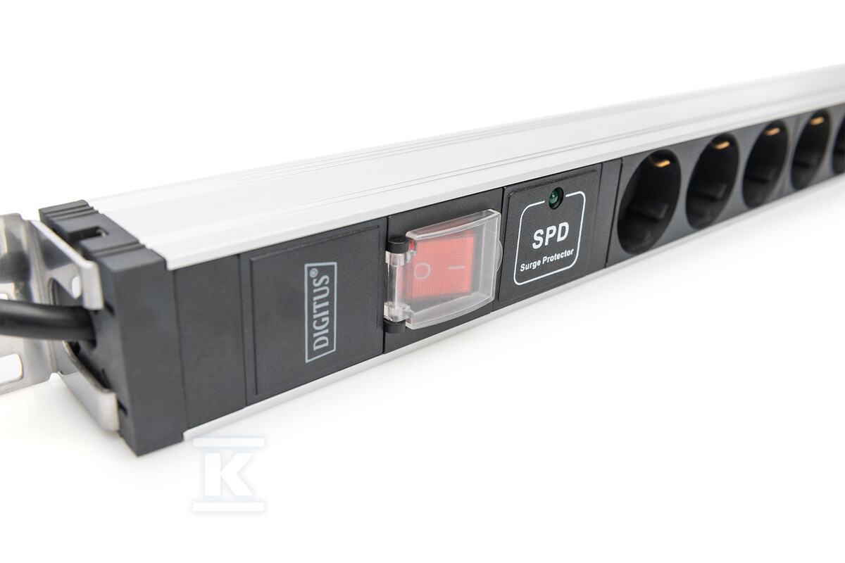 Listwa zasilająca PDU 0U, 12x - DN-95435