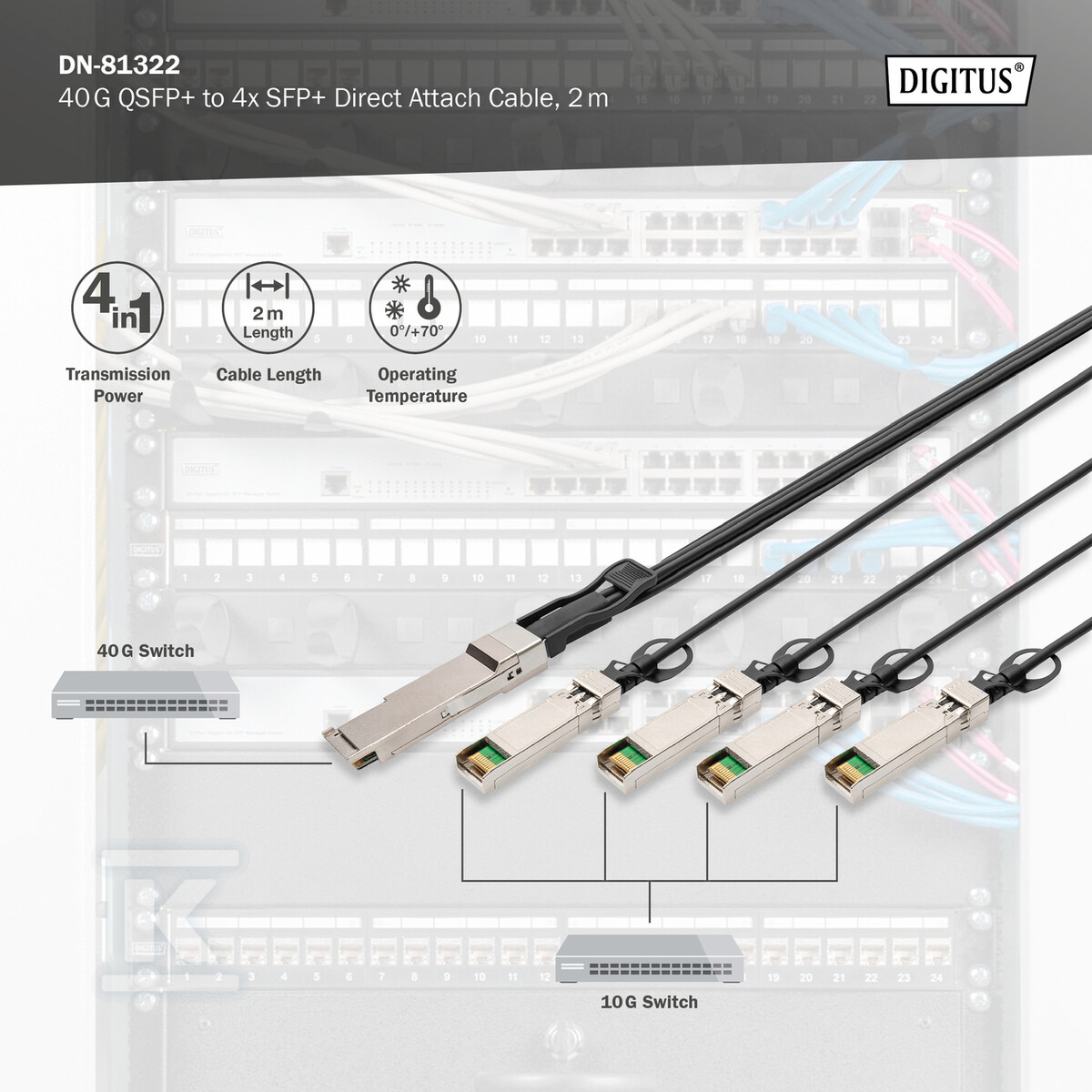 Kabel Breakout DAC (Direct Attached - DN-81322