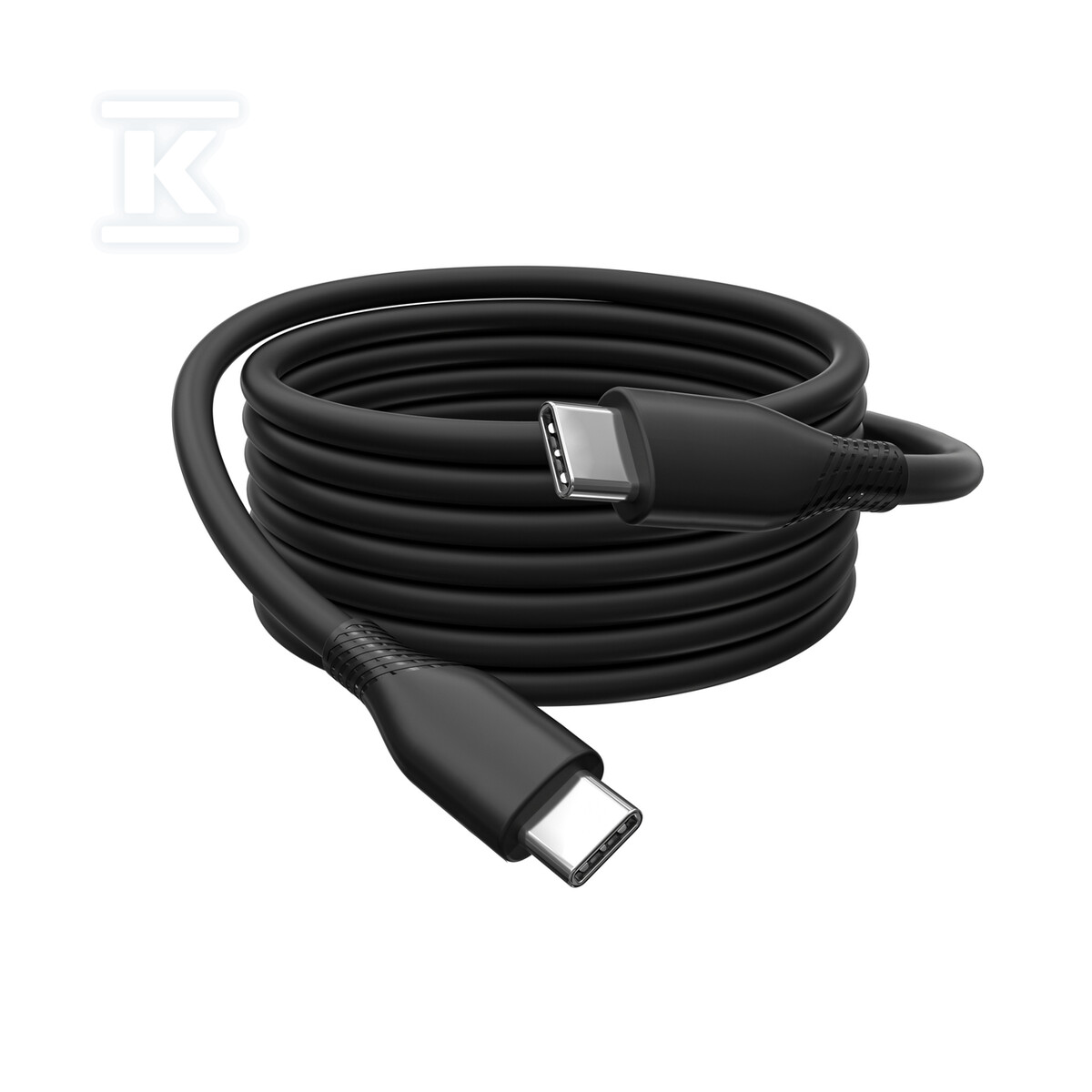 Kabel zasilający silikonowy USB-C - - AK-300341-005-S