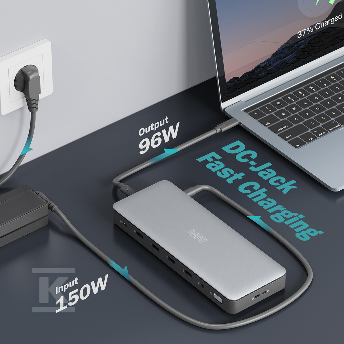 Stacja dokująca USB-C 13 portowa, max. - DA-70918