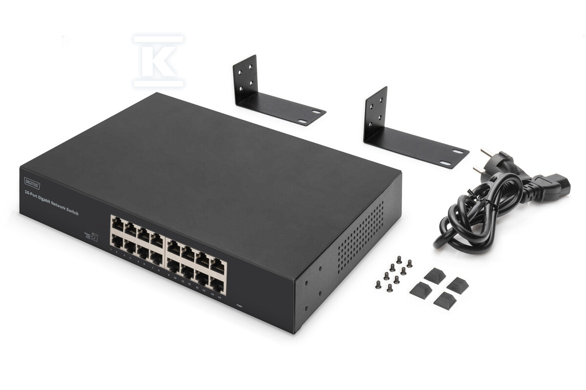 Switch niezarządzalny 19" Rack Gigabit - DN-80112-2