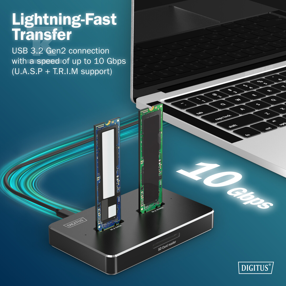 Stacja dokująca dysków USB-C 3.2 Gen2 - DA-71546-1