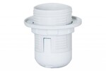 E-27-1 thermoplastic lamp holder flange, 250V white ONNLINE