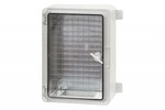 Armadio 600x800x260 mm con porta trasparente