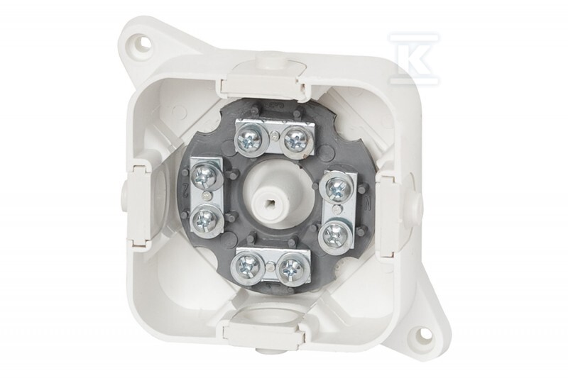 Герметична коробка P2 з клемою 4x2,5 - F1.0032