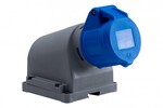 Промислова стаціонарна кемпінгова розетка, 16A 3P 220V-250V IP44-FE, OPAL KAMPER