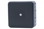 Герметична коробка H55-S 85x85x37 IP55 12-виводна чорна ONNLINE