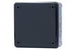 Герметична коробка H55-M 98x98x42 IP55 12-виводна чорна ONNLINE
