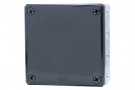 Герметична коробка H55-L 118x118x46 IP55 на 12 виходів чорна ONNLINE