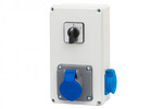 Розподільна коробка BICO - гнізда 32A 3p, 230V, 0/1 (25A)