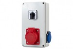Розподільна коробка BICO - розетки 32A 5p, 230V, L/P (25A)