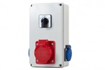 Розподільна коробка BICO - розетки 16A 5p, 2x230V, L/P (16A)