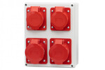 Розподільна коробка R-240 - гнізда 4x16A 5p