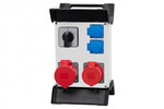 Розподільна коробка R-240 - гнізда 2x16A 5p, 2x230V, 0/1 (32A), пластиковий каркас