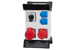 Розподільна коробка R-240 - гнізда 16A 5p, 32A 5p, 2x230V, L/P (32A), пластиковий каркас