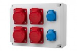 Verteiler R-310 – Steckdosen 2x16A 5p, 2x32A 5p, 2x230V