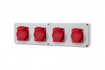 Розподільна коробка Horizontal B - гнізда 3x16A 5p, 32A 5p