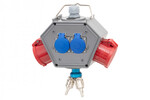 Розподільна коробка POLYBOX - гнізда 2x32A 5p, 2x230V + 3x AIR