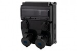 Розподільна коробка CAJA 12M SCENIC - прямі розетки 2x16A 3p, 2x230V