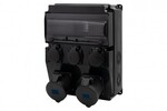 Розподільна коробка CAJA 12M SCENIC - прямі розетки 2x32A 3p, 3x230V