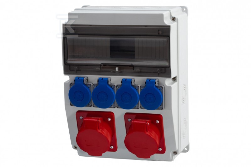 Quadro elettrico CAJA 12M - prese 2x32A - F3.0457