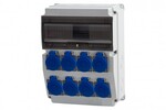 Razdelnik CAJA 12M - utičnice 8x230V