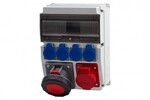 Розподільна коробка CAJA 12M - гнізда 32/5, 63A 5p, 4x230V