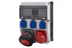 Razdelna kutija CAJA 12M BICOLOR - utičnice 32A 5p, 63A 5p, 3x230V
