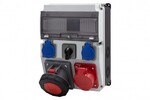 Розподільна коробка CAJA 12M BICOLOR - розетки 16A 5p, 63A 5p, 2x230V, 0/1(63A)