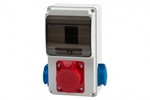 Розподільна коробка ULISSE 6M MINI - розетки 16A 5p, 2x230V