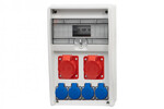 Розподільна коробка ULISSE 12M - гнізда 2x16A 5P, 4x230V