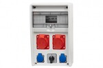 Розподільна коробка ULISSE 12M - гнізда 2x16A 5p, 2x230V, 0/1 (32A)