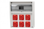 Розподільна коробка ULISSE 17M - розетки 6x16A 5P