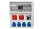 Розподільна коробка ULISSE 17M - розетки 16A 5p, 32A 5p, 4x230V, L/P (32A)