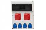 Розподільна коробка FEMO 13M - розетки 2x16A 5p, 4x230V